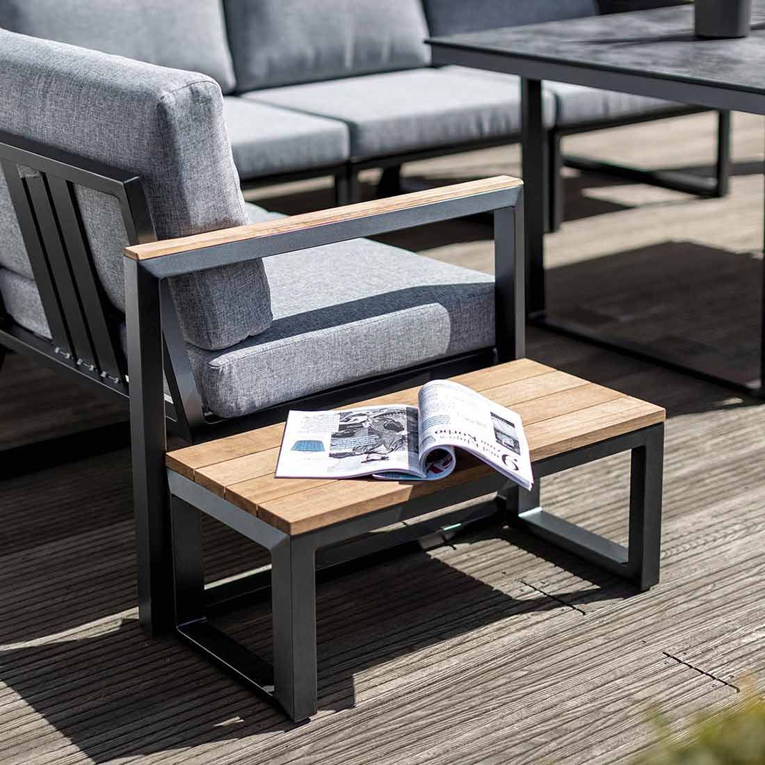Kettler Ocean Skid loungeset teak 1 De Tuinmeubelen Specialist