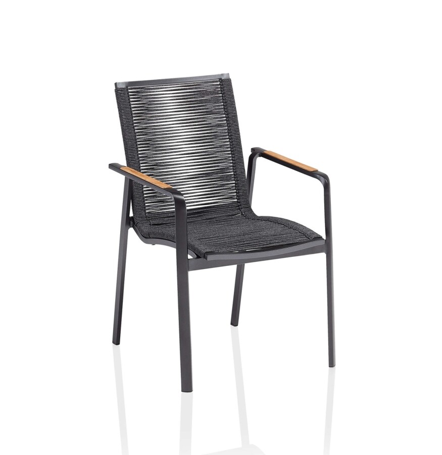 Kettler Diamond stapelstoel rope De Tuinmeubelen Specialist